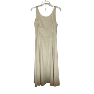 Vintage Blue Woman’s Sleeveless Lagenlook Scoop Neck Midi Sundress Sz 12
